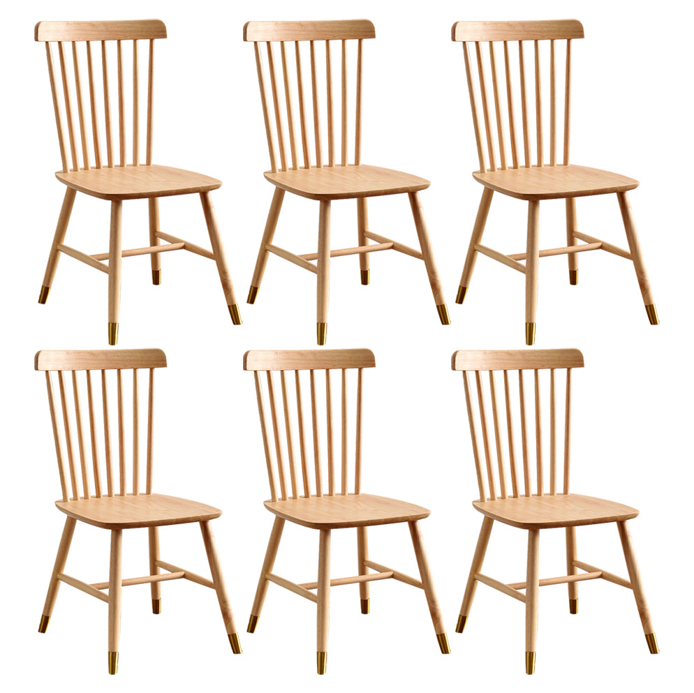 Traditional Wood Windsor Back Side Chair 19'' Wide Indoor Dining Chair