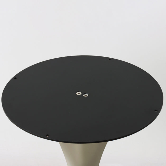 Ronde tulpen moderne eettafel witte toon vaste tafel met sinteren steen
