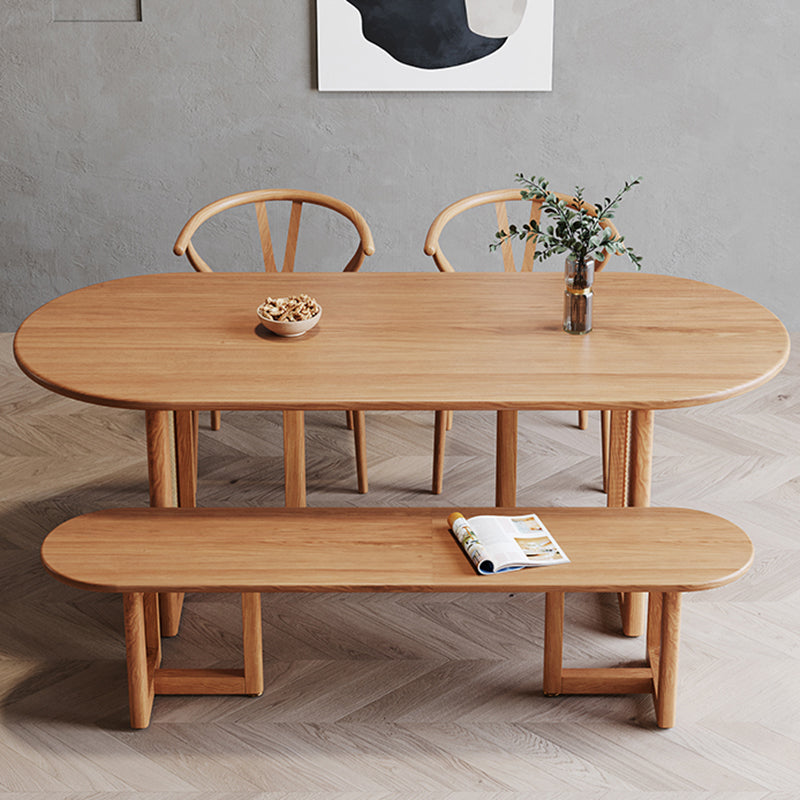 Table à manger en bois massif simplicité table de restauration pour salle à manger
