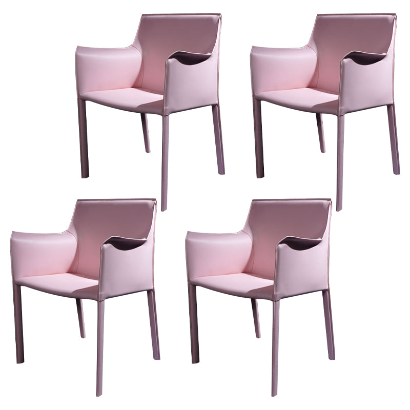 Chaise de salle à manger moderne en simili cuir, finition mate, fauteuils de salle à manger à dossier solide