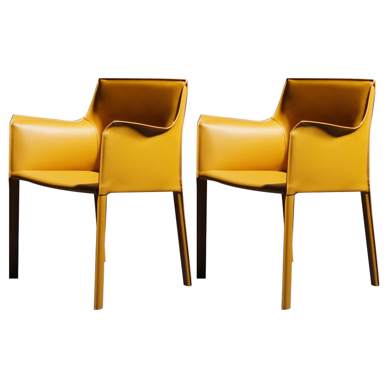 Chaise de salle à manger moderne en simili cuir, finition mate, fauteuils de salle à manger à dossier solide