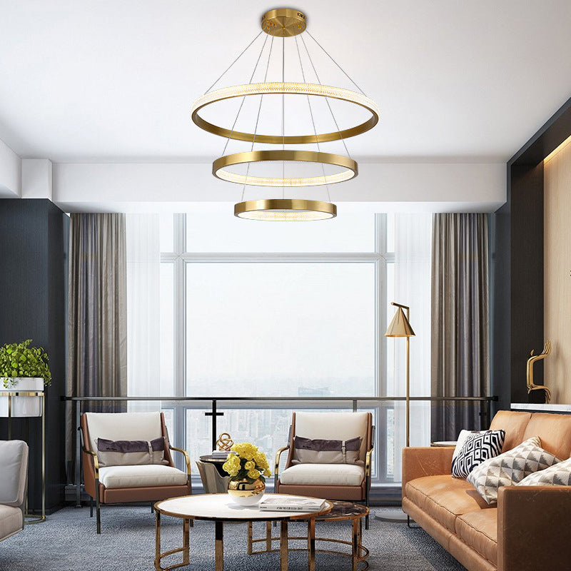 Charakteristische moderne einfache Style LED -Anhänger Kronleuchter Licht für Wohnzimmer Esszimmer Schlafzimmer