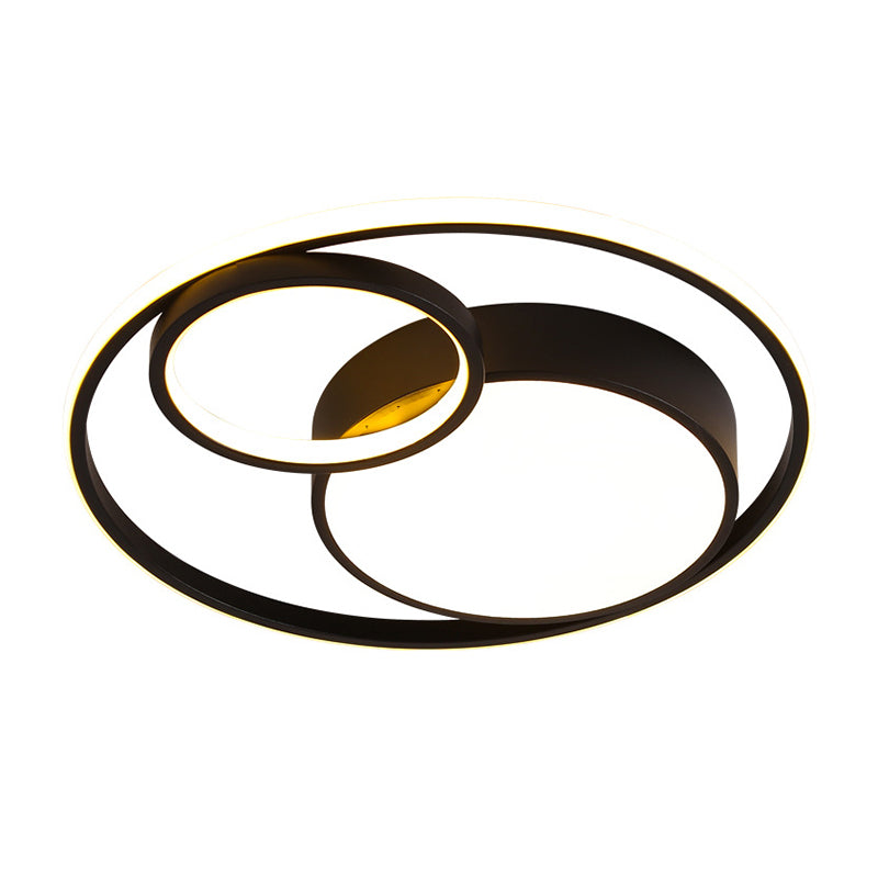 Metaal 3 ringen inbouwarmatuur moderne stijl 3 koppen led-inbouwlamp