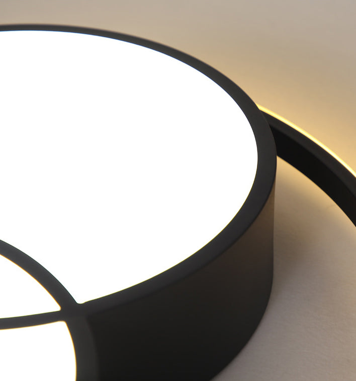 Metaal 3 ringen inbouwarmatuur moderne stijl 3 koppen led-inbouwlamp