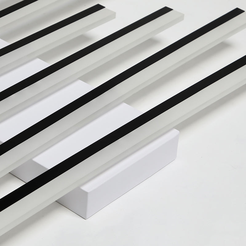 Multi Lights Strips Semi-inbouw plafondverlichtingsarmaturen Moderne stijl metalen semi-inbouwlamp