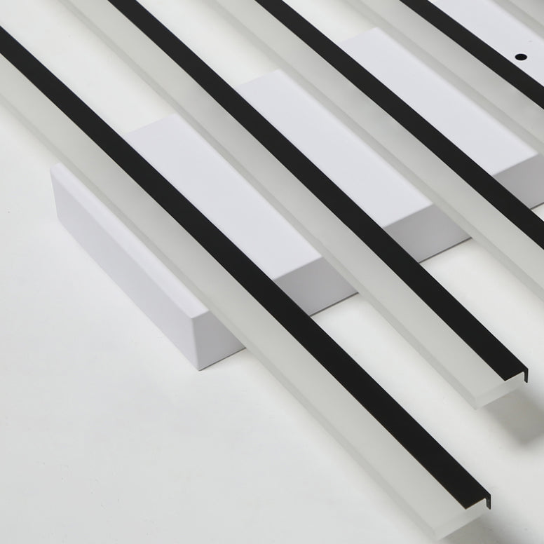 Multi Lights Strips Semi-inbouw plafondverlichtingsarmaturen Moderne stijl metalen semi-inbouwlamp