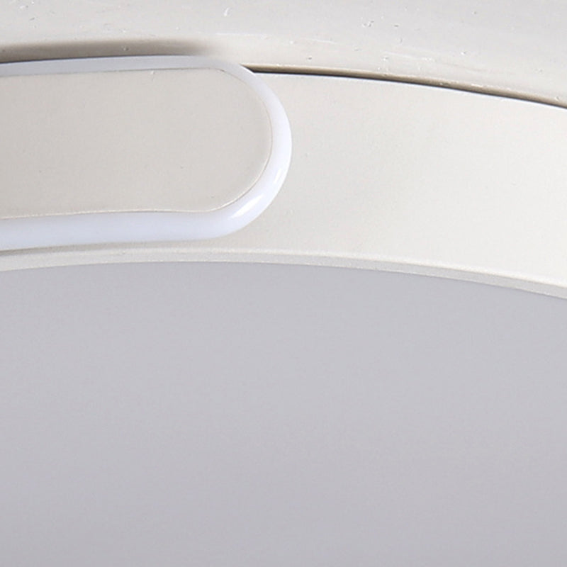 Moderne Stijl Metalen Led Flush Mount Plafond Lamp Fixtures Ronde 1-Light Led Flush Light