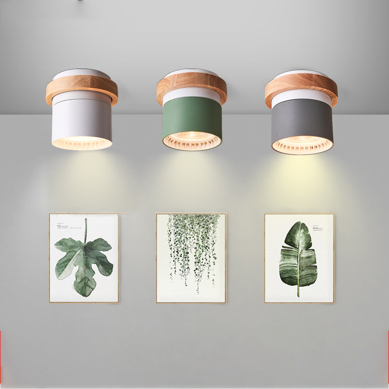 Metalen Ronde Vorm Flush Mount Armatuur Moderne Stijl 1 Hoofd Led Flush Licht