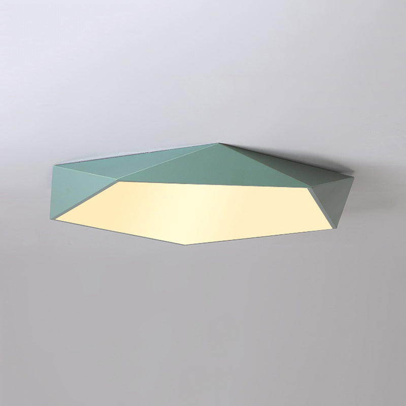 Metalen Geometrische Flush Mount Licht Moderne Stijl 1 Hoofd Flush Mount Led Lampen