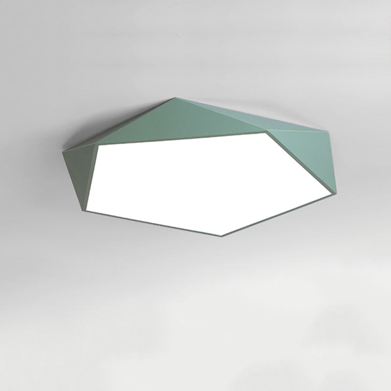 Metalen Geometrische Flush Mount Licht Moderne Stijl 1 Hoofd Flush Mount Led Lampen