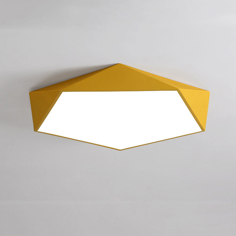 Metalen Geometrische Flush Mount Licht Moderne Stijl 1 Hoofd Flush Mount Led Lampen