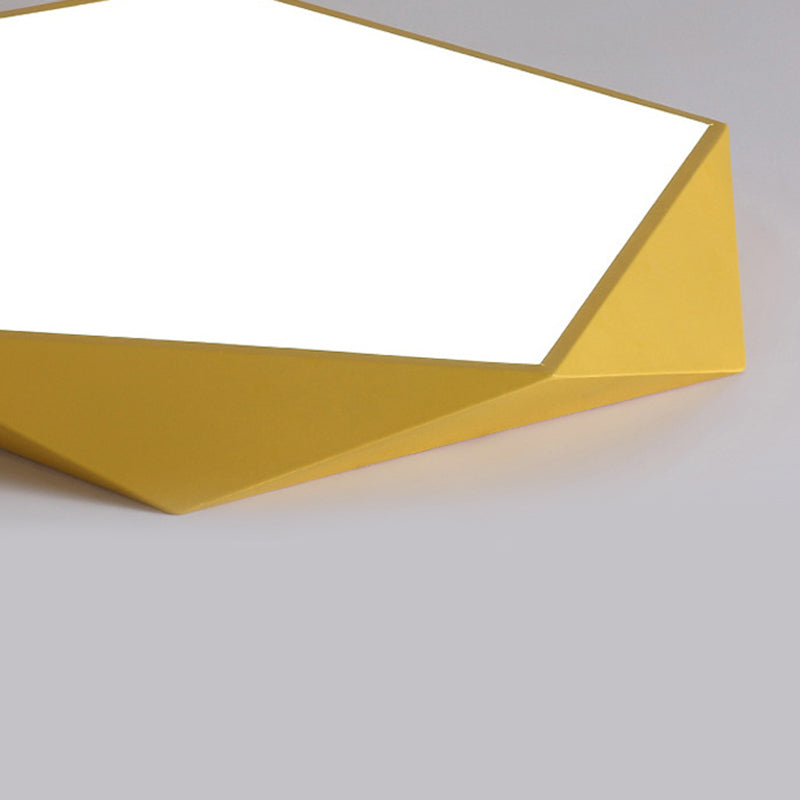 Metalen Geometrische Flush Mount Licht Moderne Stijl 1 Hoofd Flush Mount Led Lampen