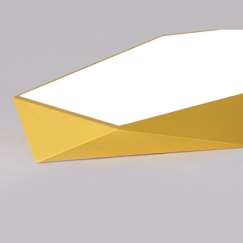 Metalen Geometrische Flush Mount Licht Moderne Stijl 1 Hoofd Flush Mount Led Lampen