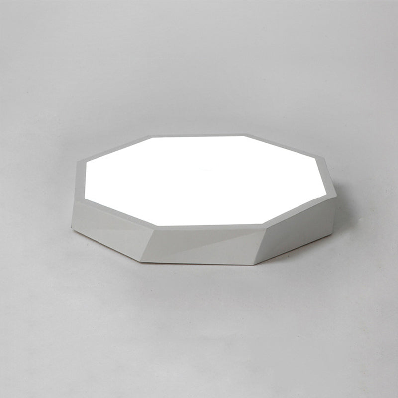 Hedendaagse Geometrische Flush Mount Light Metal 1 Light Led Flush Light