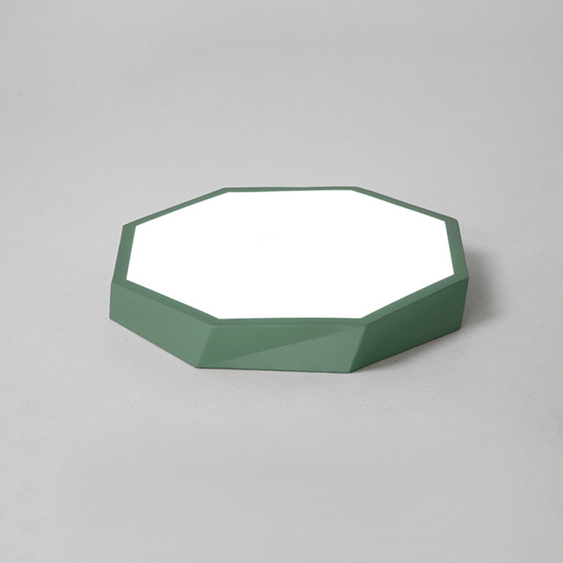 Hedendaagse Geometrische Flush Mount Light Metal 1 Light Led Flush Light