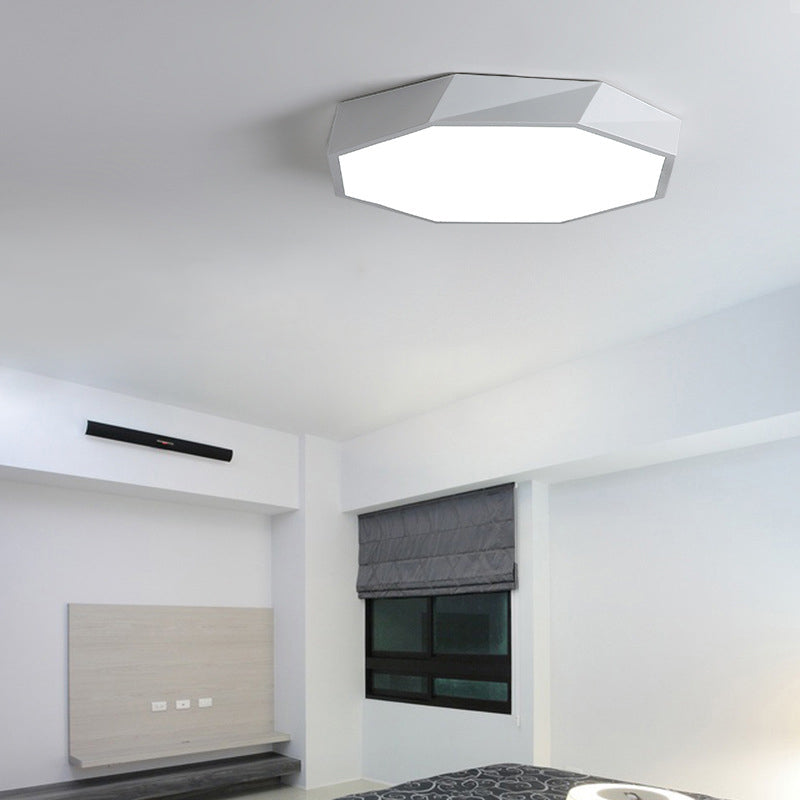 Hedendaagse Geometrische Flush Mount Light Metal 1 Light Led Flush Light