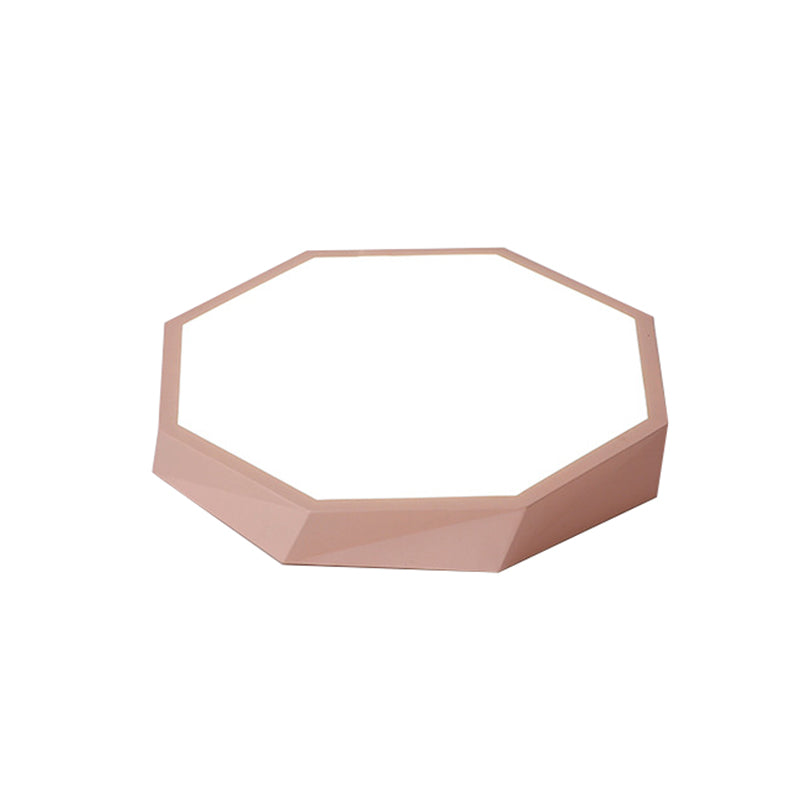 Hedendaagse Geometrische Flush Mount Light Metal 1 Light Led Flush Light