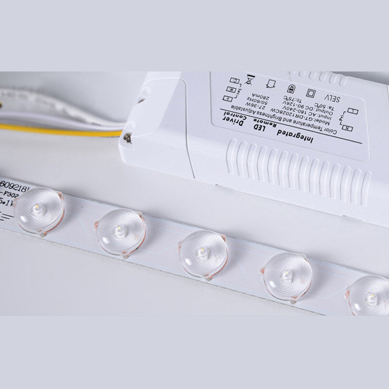 Hedendaagse Geometrische Flush Mount Light Metal 1 Light Led Flush Light