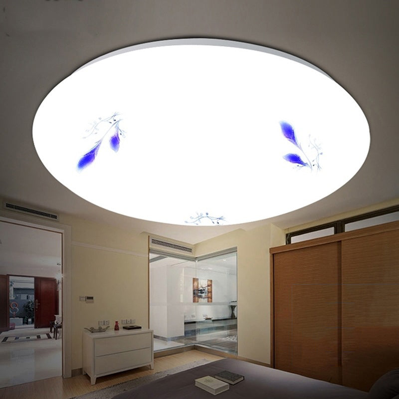 1-Cercle de lumière Flush Ceiling Light Fixture Modern Style Metal Led Flush Mount