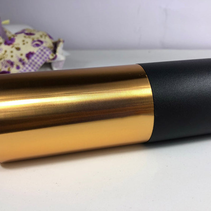 Cylinder Island Lights Modern Pendant Light Metal Island Ceiling Light in Gold and Black