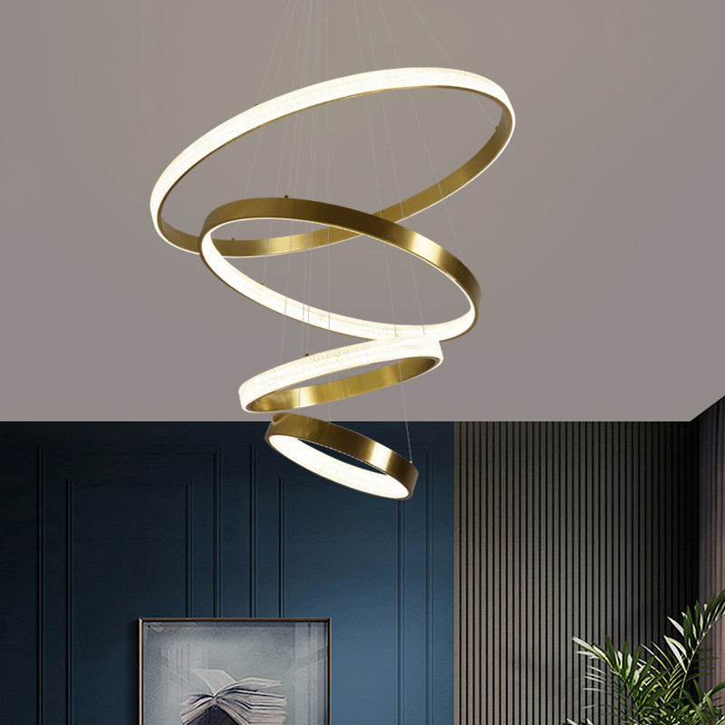 Luz moderna de lujo de lujo nórdico LED Candelier Light para sala de estar comedor