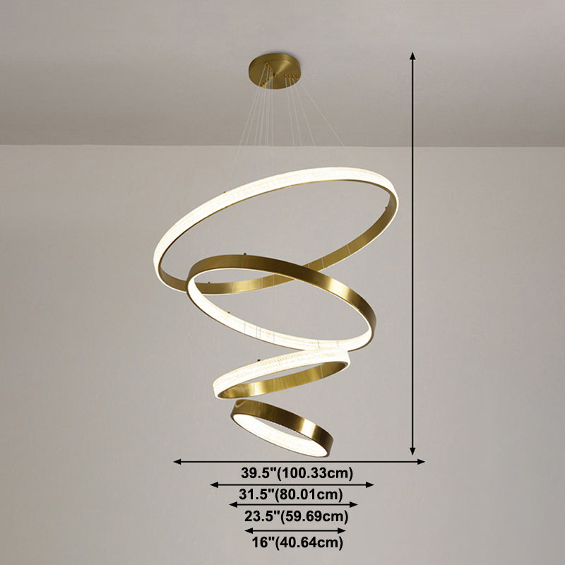 Luz moderna de lujo de lujo nórdico LED Candelier Light para sala de estar comedor