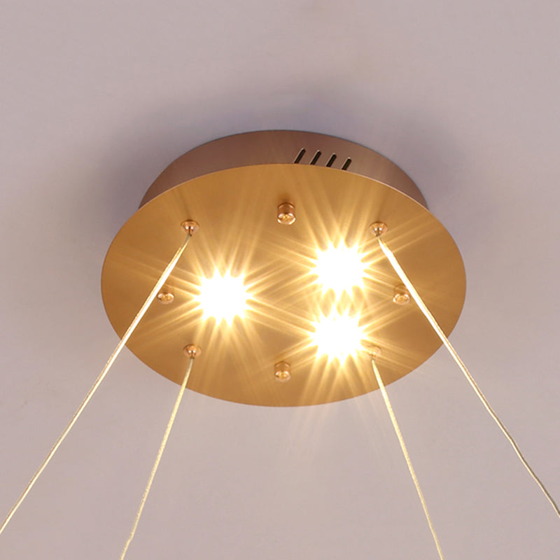 Large Modern Chandelier Orbicular Chandelier Lights Metal Orb Chandelier for Living Room