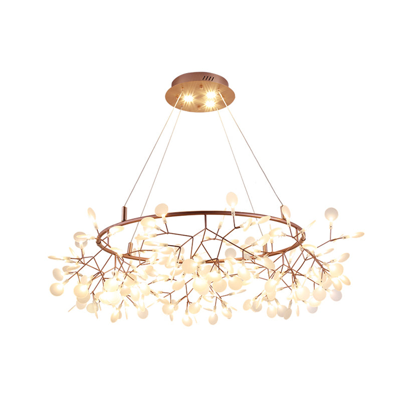 Large Modern Chandelier Orbicular Chandelier Lights Metal Orb Chandelier for Living Room
