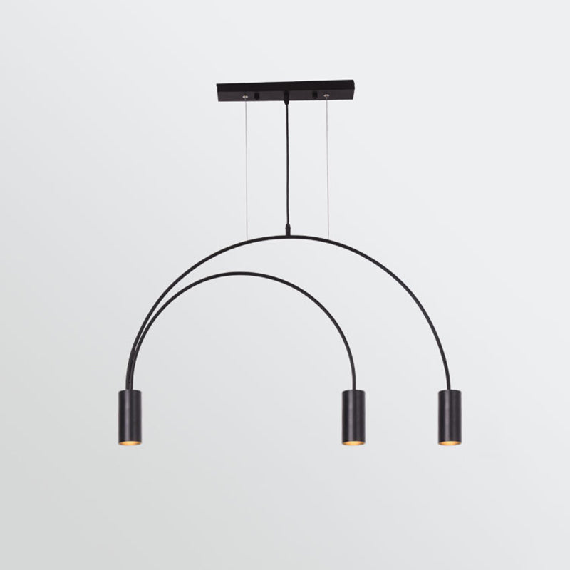 Luz de lámpara de araña colgante de estilo simple y simple para bar de comedor