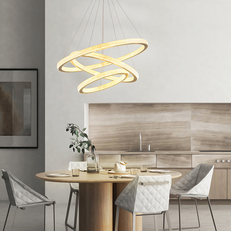 Luz moderna de lujo de lujo nórdico LED Candelier Light para sala de estar comedor