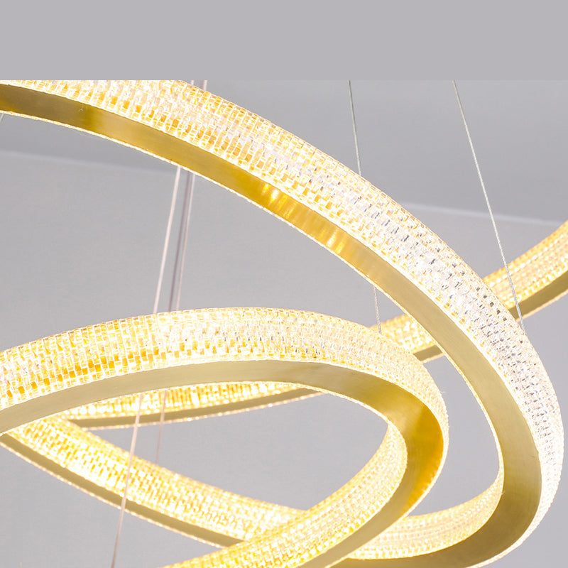 Luz moderna de lujo de lujo nórdico LED Candelier Light para sala de estar comedor