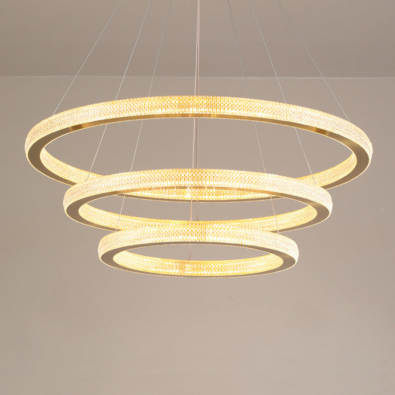 Luz moderna de lujo de lujo nórdico LED Candelier Light para sala de estar comedor