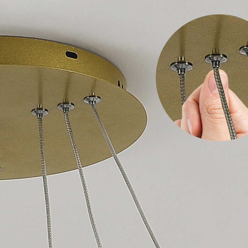 Característica moderna de estilo simple LED lámpara Luz para comedor para comedor de sala de estar dormitorio