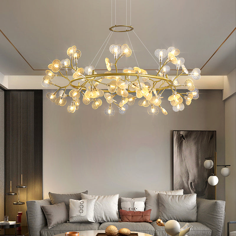 Landeliers modernos para comedor accesorios de luz orbicular colgante de lámpara de metal