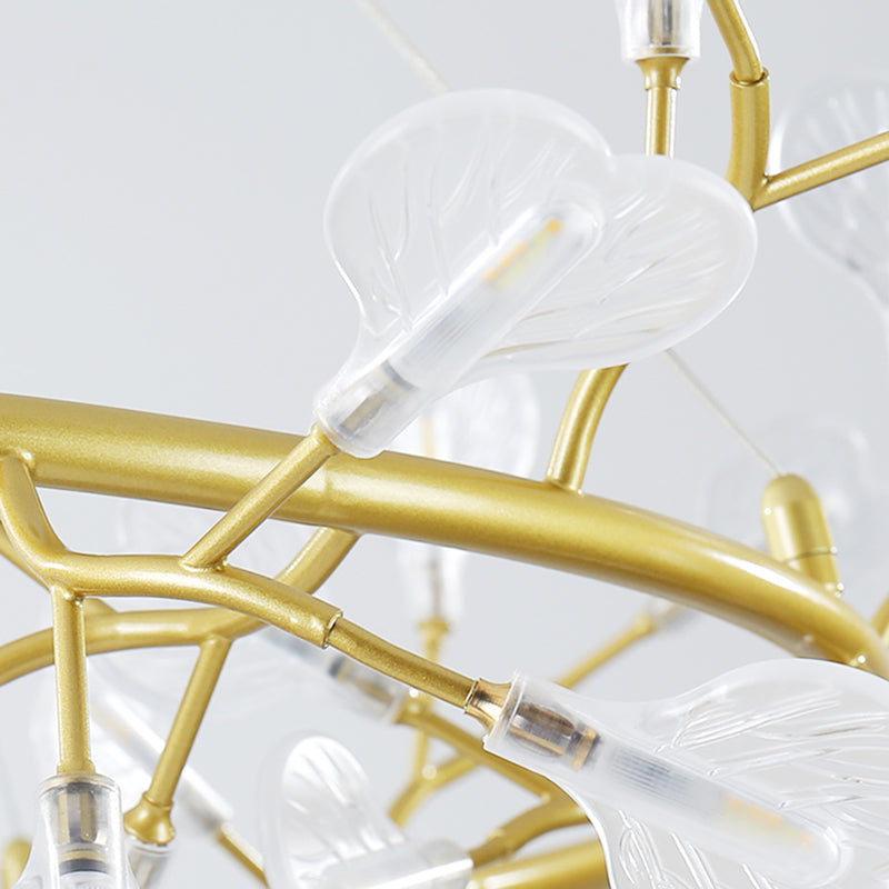 Landeliers modernos para comedor accesorios de luz orbicular colgante de lámpara de metal