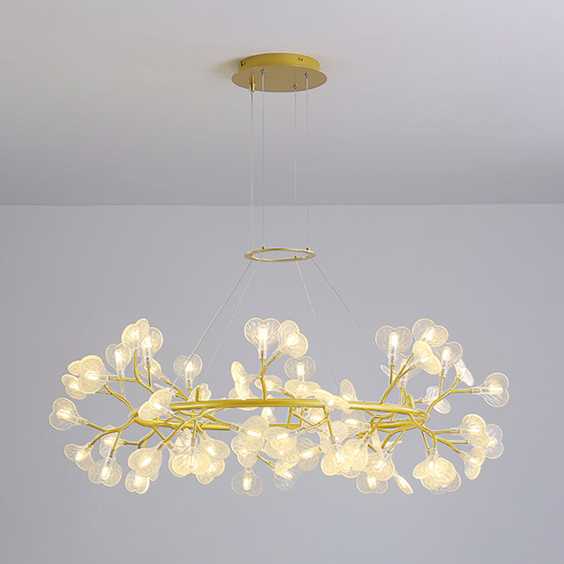 Landeliers modernos para comedor accesorios de luz orbicular colgante de lámpara de metal