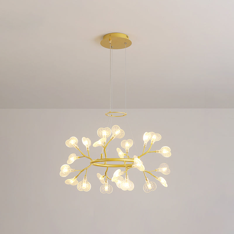 Landeliers modernos para comedor accesorios de luz orbicular colgante de lámpara de metal