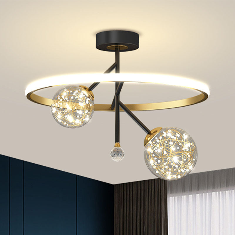 Geometrie-Unterputzleuchten Moderne halbbündige Deckenleuchten aus Metall