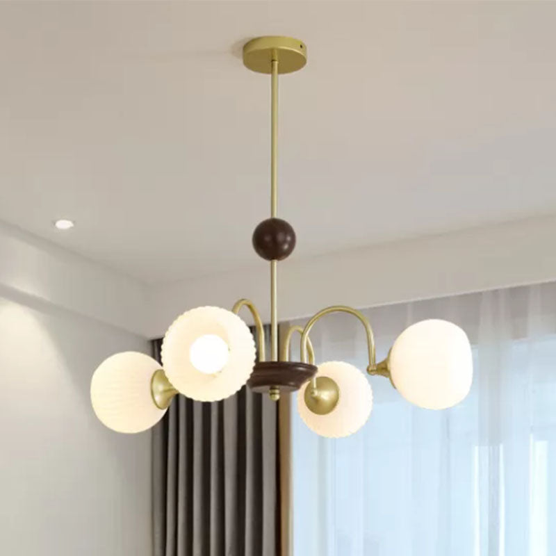 Luz de colgante de techo de lámpara geométrica Luces de lámpara de lámpara múltiple de estilo de metal moderno