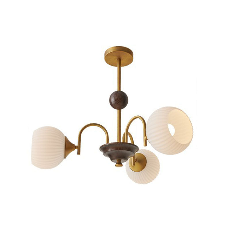 Luz de colgante de techo de lámpara geométrica Luces de lámpara de lámpara múltiple de estilo de metal moderno