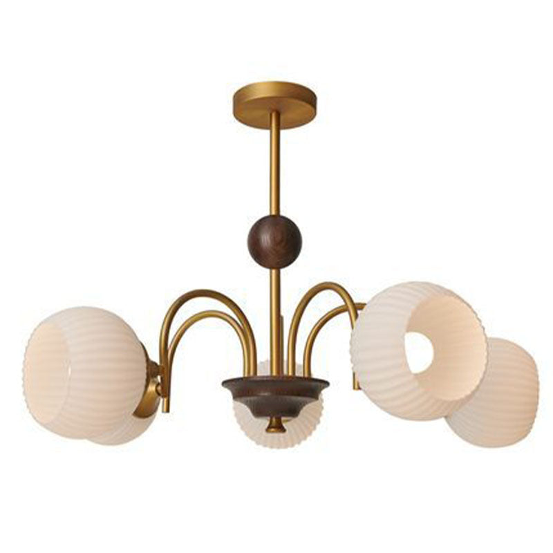 Luz de colgante de techo de lámpara geométrica Luces de lámpara de lámpara múltiple de estilo de metal moderno