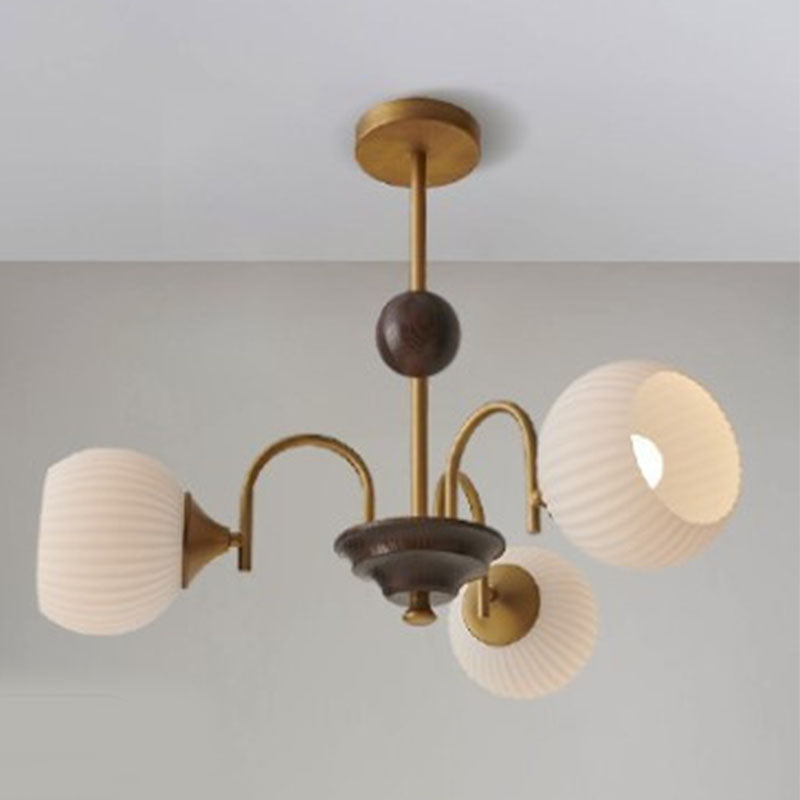 Luz de colgante de techo de lámpara geométrica Luces de lámpara de lámpara múltiple de estilo de metal moderno