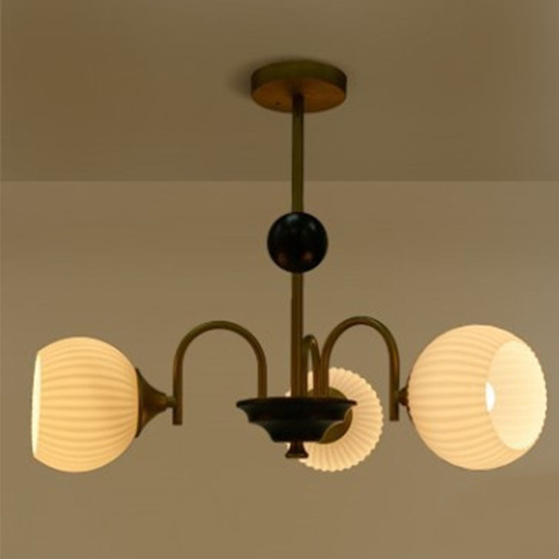 Luz de colgante de techo de lámpara geométrica Luces de lámpara de lámpara múltiple de estilo de metal moderno