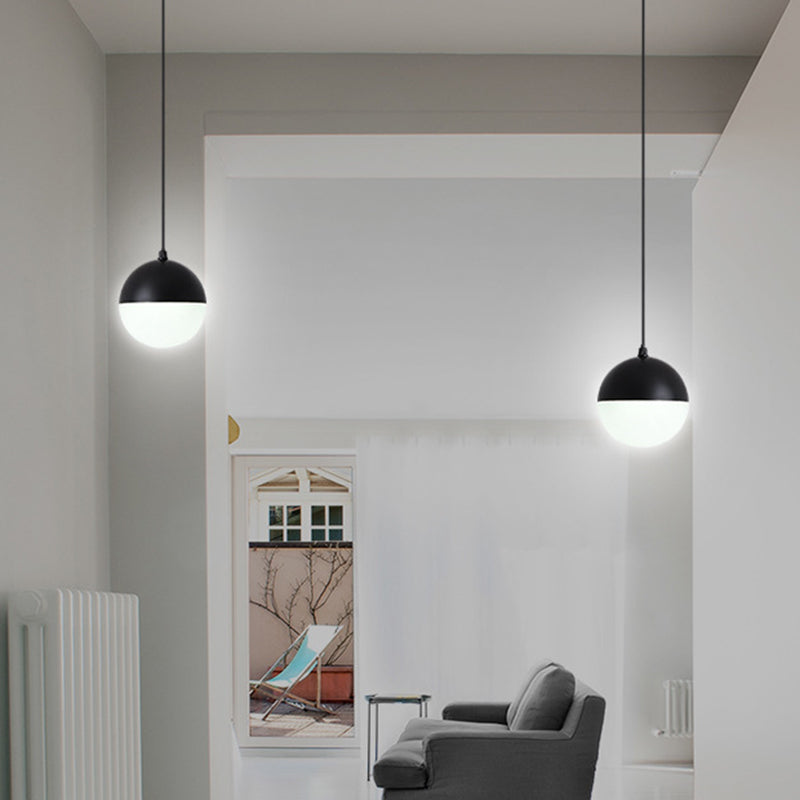 Industriel 1-Light Light Light Metal Swag Pendant Light pour le salon de la chambre