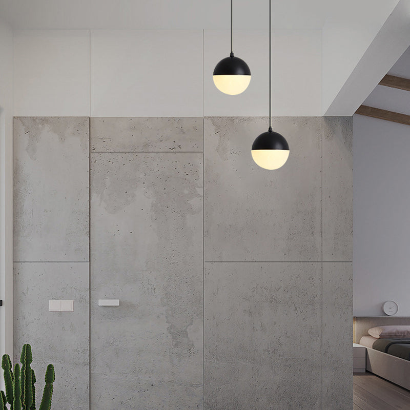 Industriel 1-Light Light Light Metal Swag Pendant Light pour le salon de la chambre