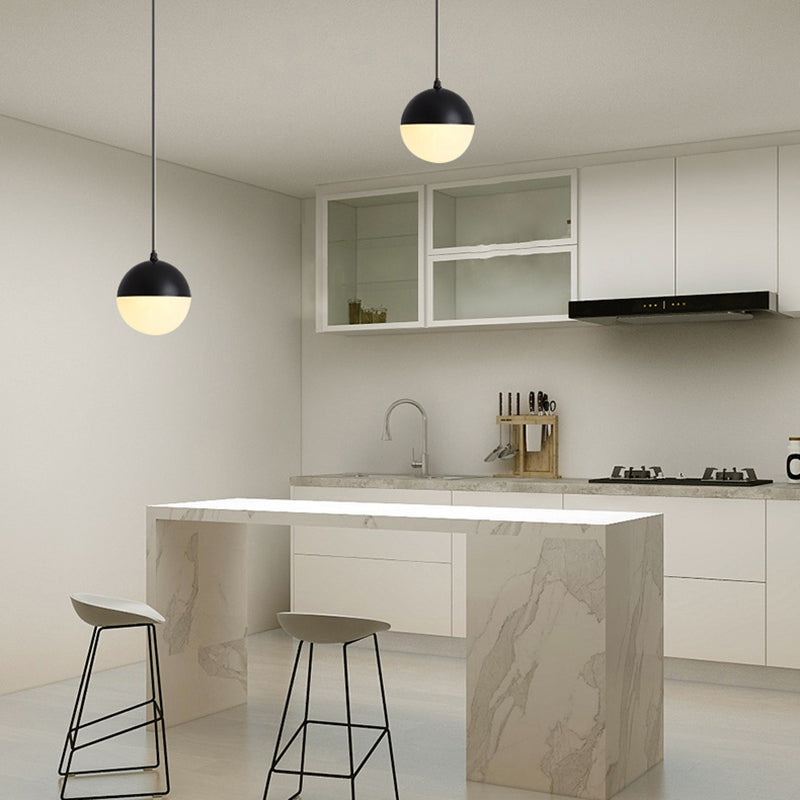 Industriel 1-Light Light Light Metal Swag Pendant Light pour le salon de la chambre