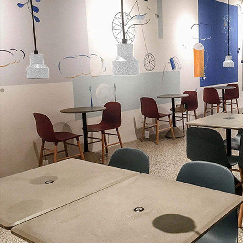 Nordic 1-Light Pendant Light, Minimalist Marble Hanging Light for Living Room