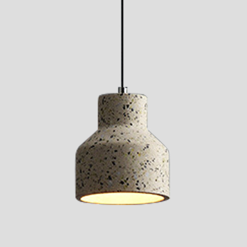 Nordic 1-Light Pendant Light, Minimalist Marble Hanging Light for Living Room