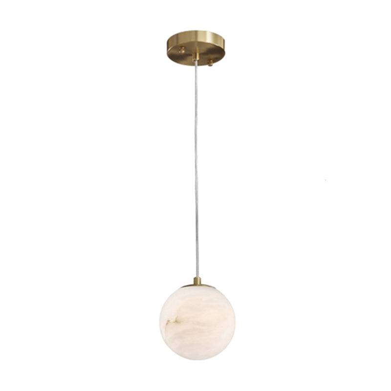 Marble 1-Light Hanging Lamp, Nordic Simplicity Design Pendant Lighting for Living