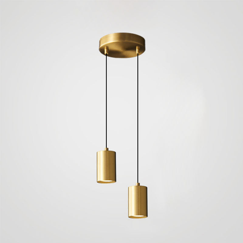 Minimalistische Zylinderhängelampe, modernes Metallheizlicht für Schlafzimmer